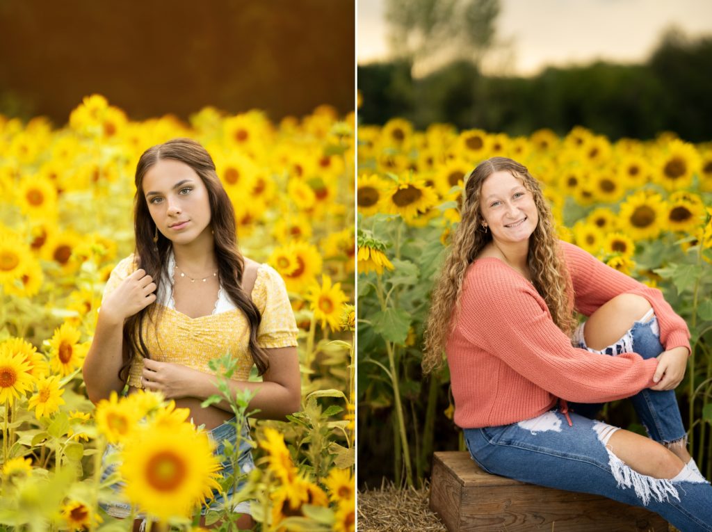 Thistleberry-Farm-Sunflower-Northern-Indiana-Senior-Photographer-KJP-Senior-Team-Summer-Senior-Portraits