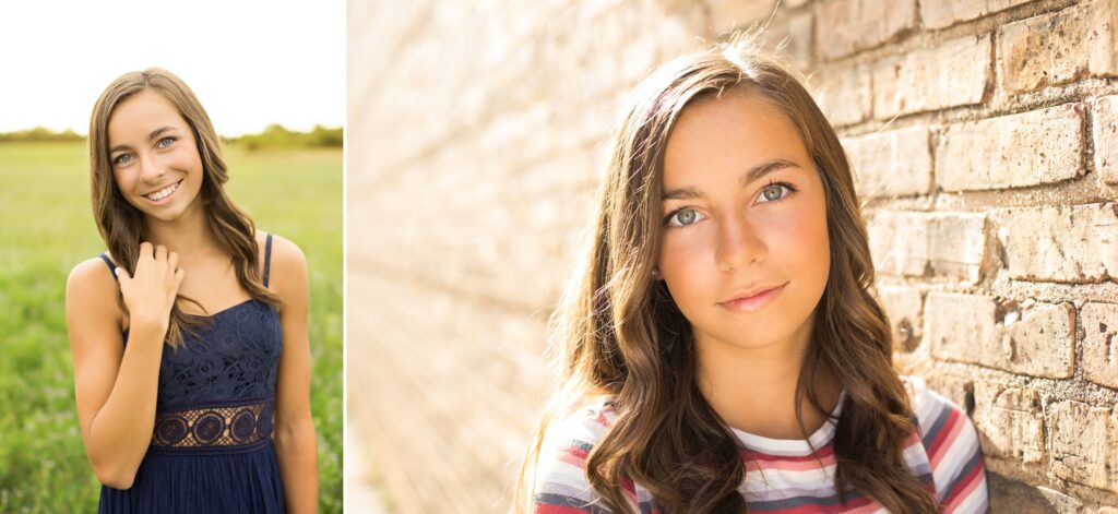 Teen girl having pictures taken at the KJP Summer Collective- Season 5