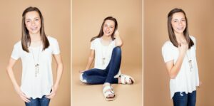 Teen girl having pictures taken at the KJP Summer Collective- Season 5